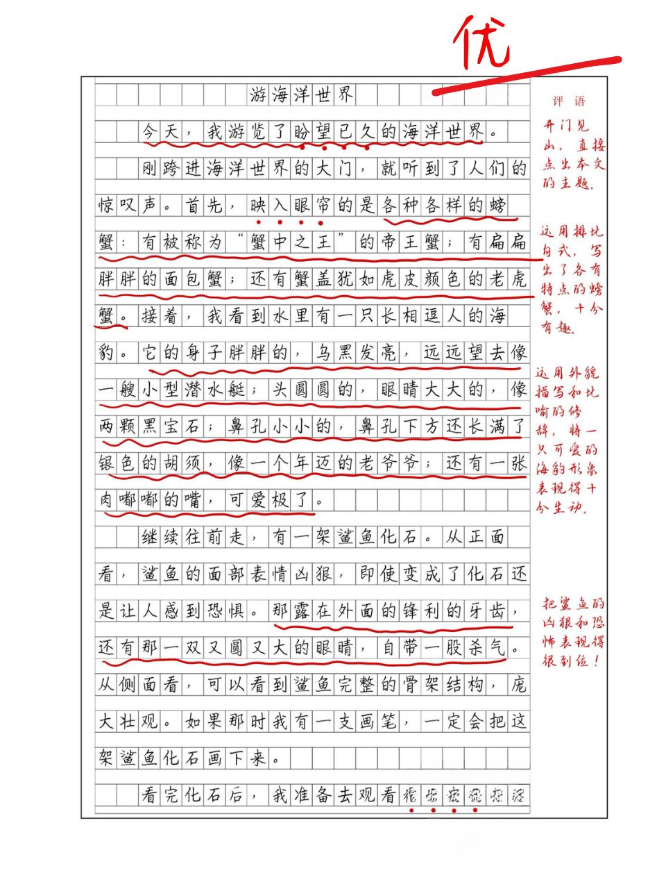 人物描写方法例文(人物描写方法专题训练)
