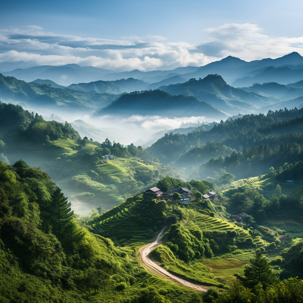 "四川光雾山:云雾缭绕,天地间的神秘仙境"