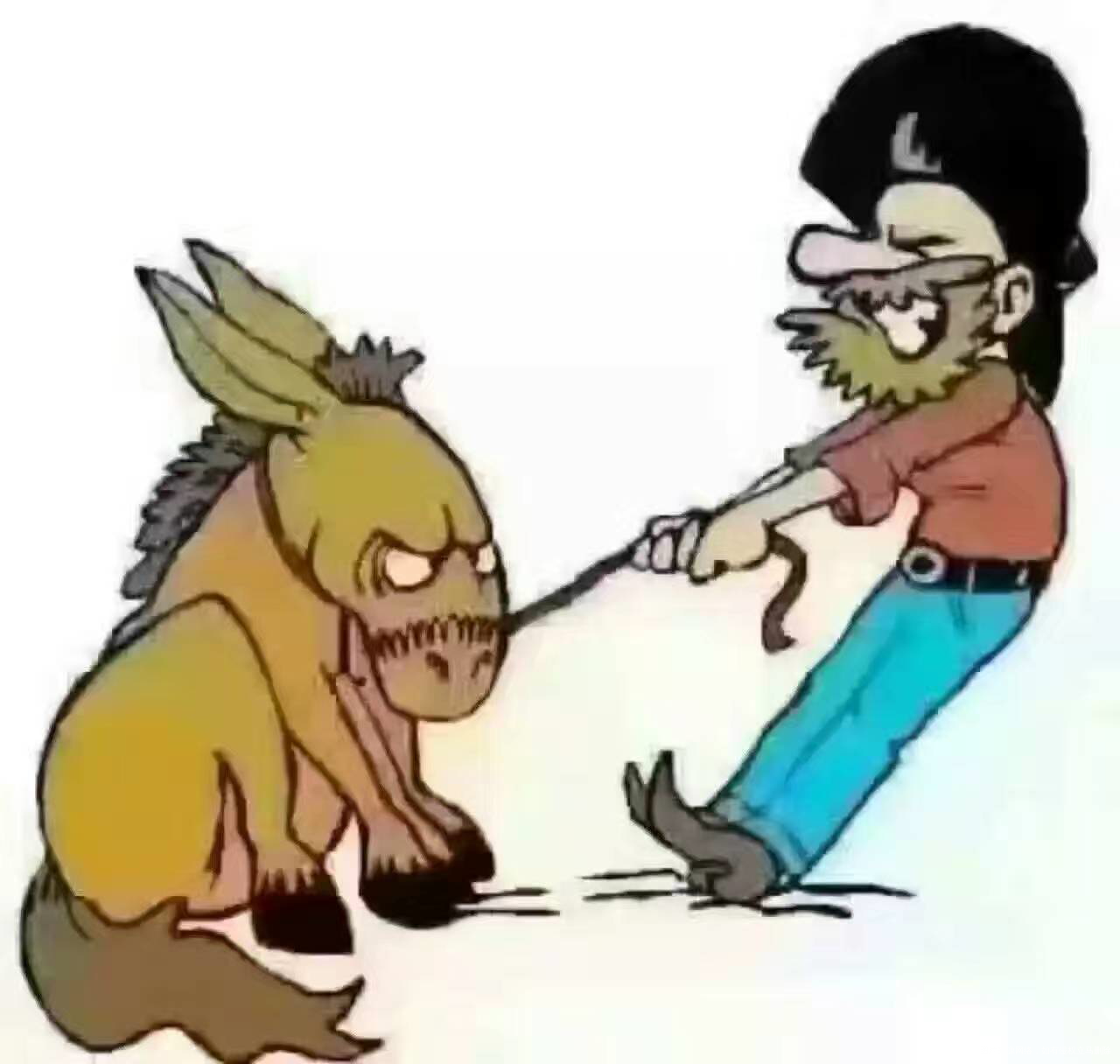 非常有道理的一段话:"人犟损财,马犟损力,如果一
