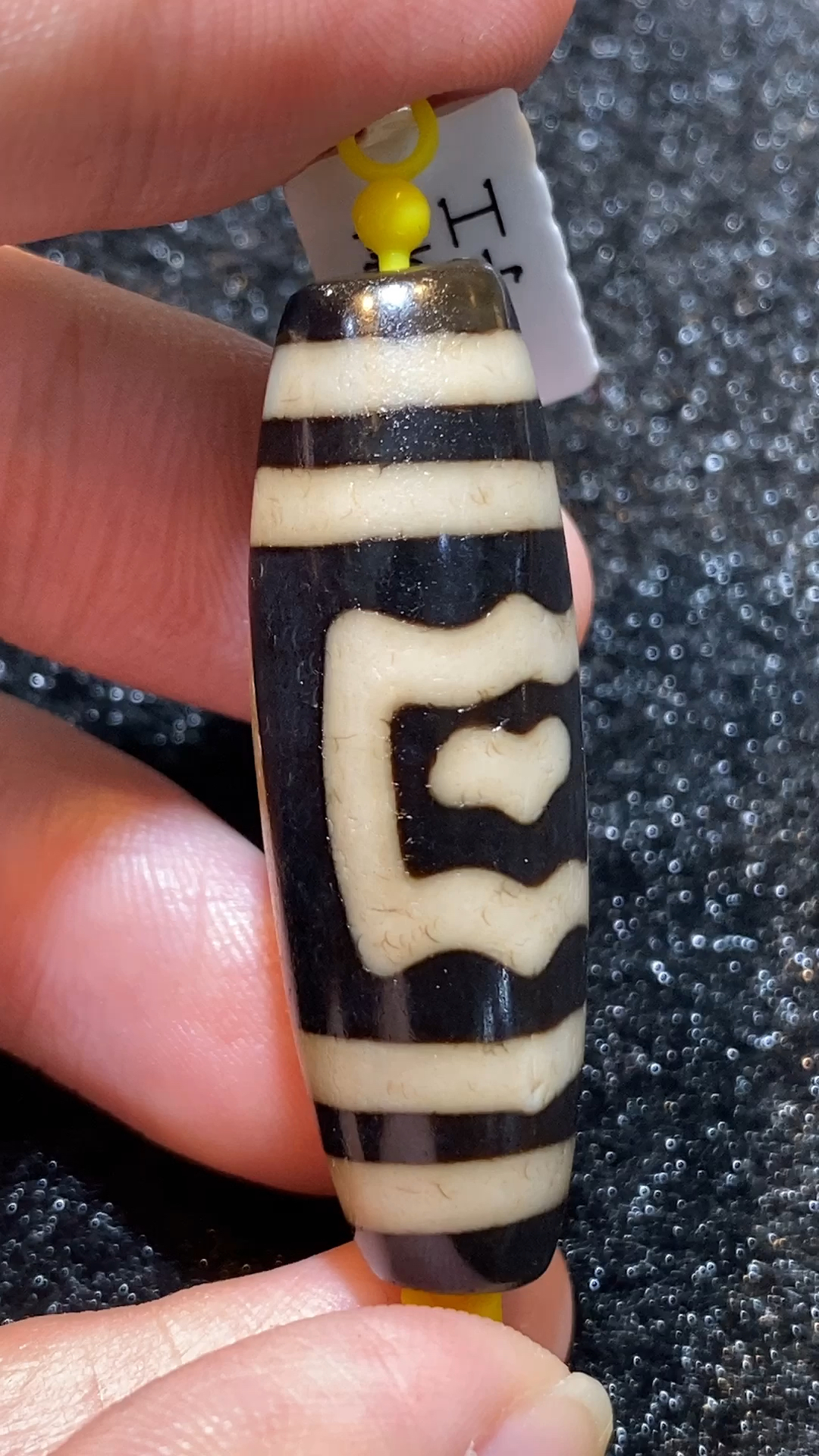 行运,大鹏鸟天珠【顶料】尺寸:12.5*40