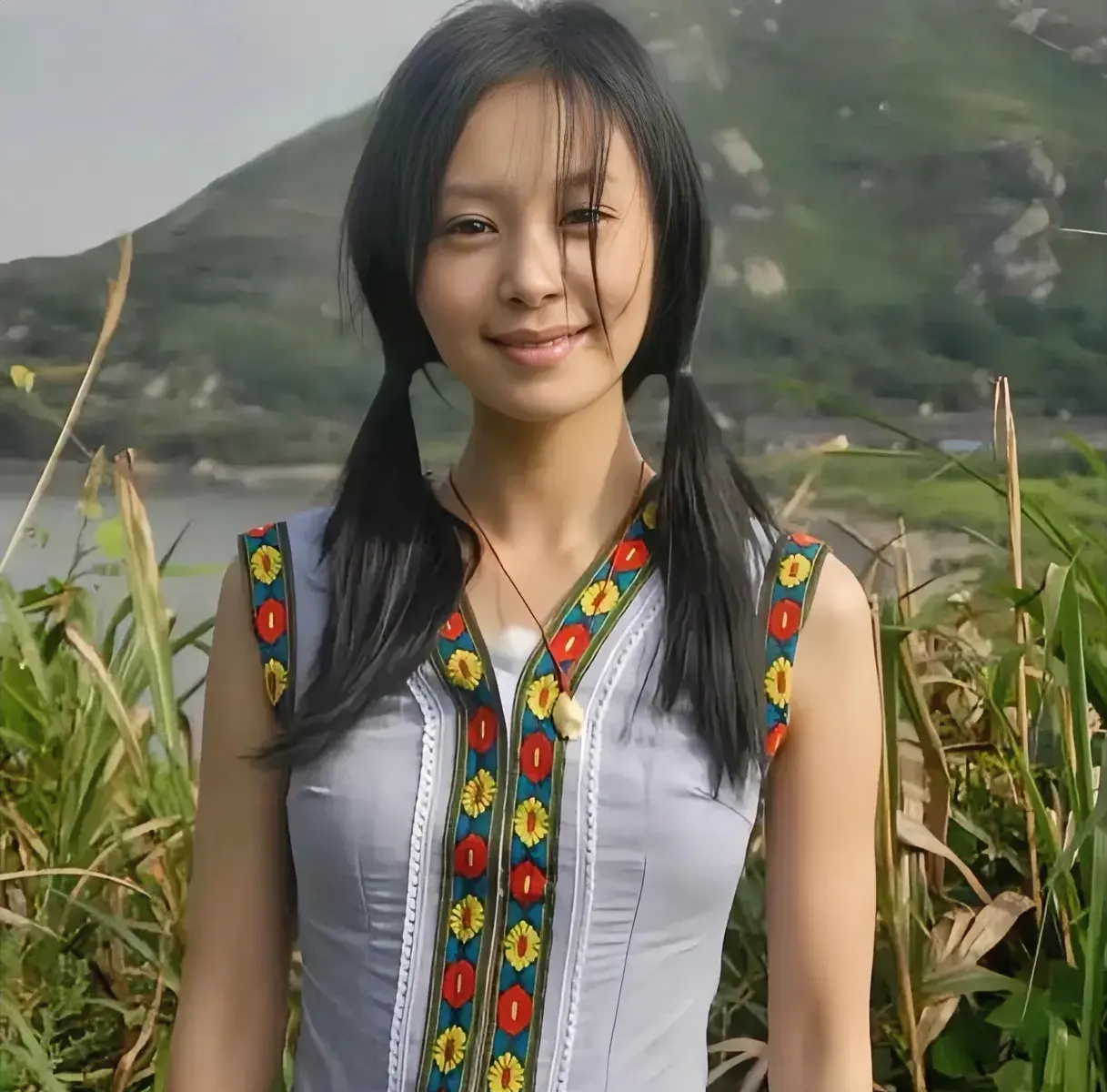 年轻时的王子文,清纯可爱,很像张静初