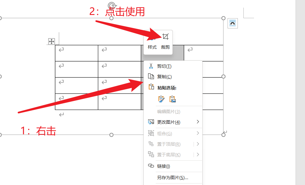 word2007图片裁剪在哪图片