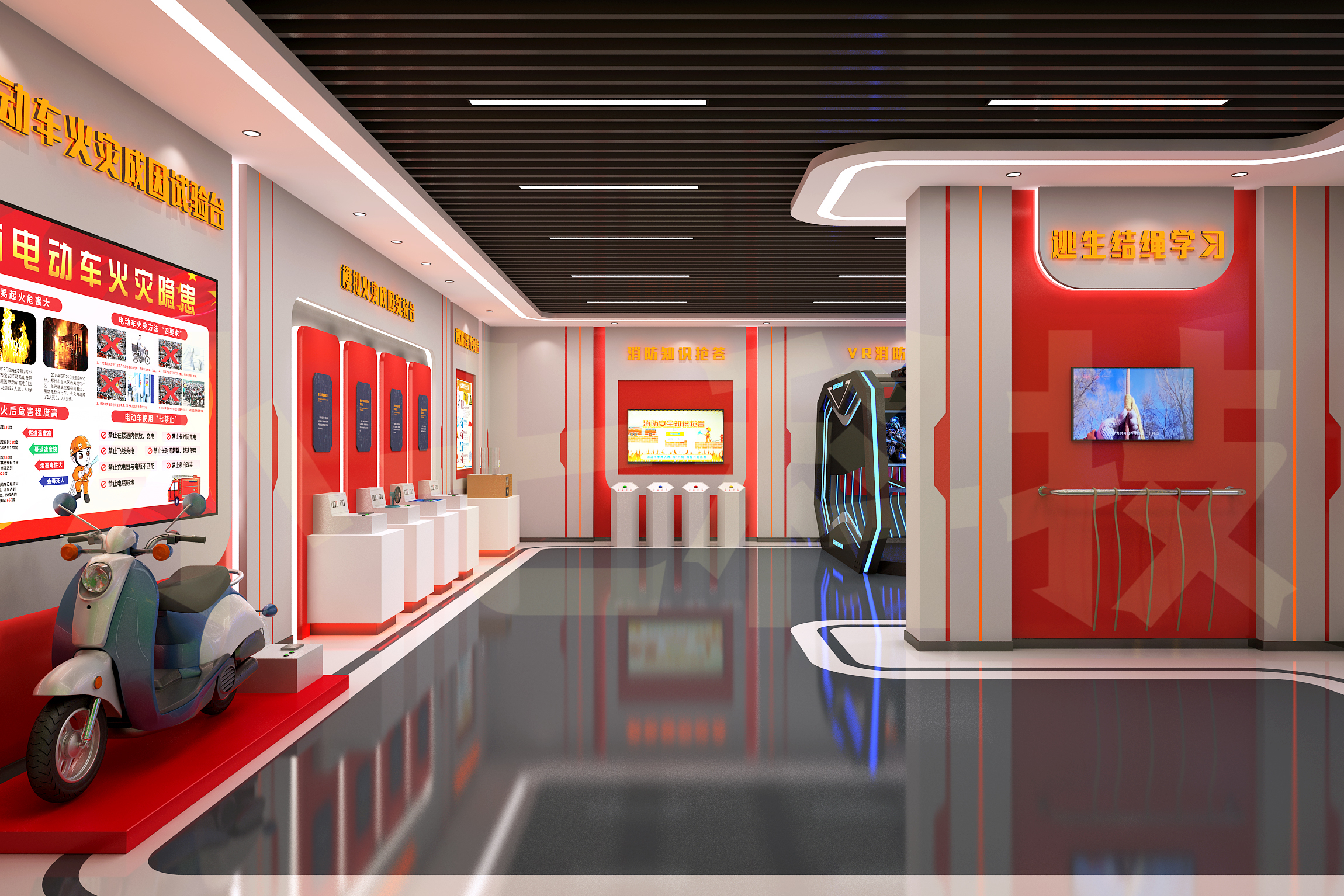 仿真模拟灭火设备也为消防安全教育注入新活力,推动消防安全教育事业