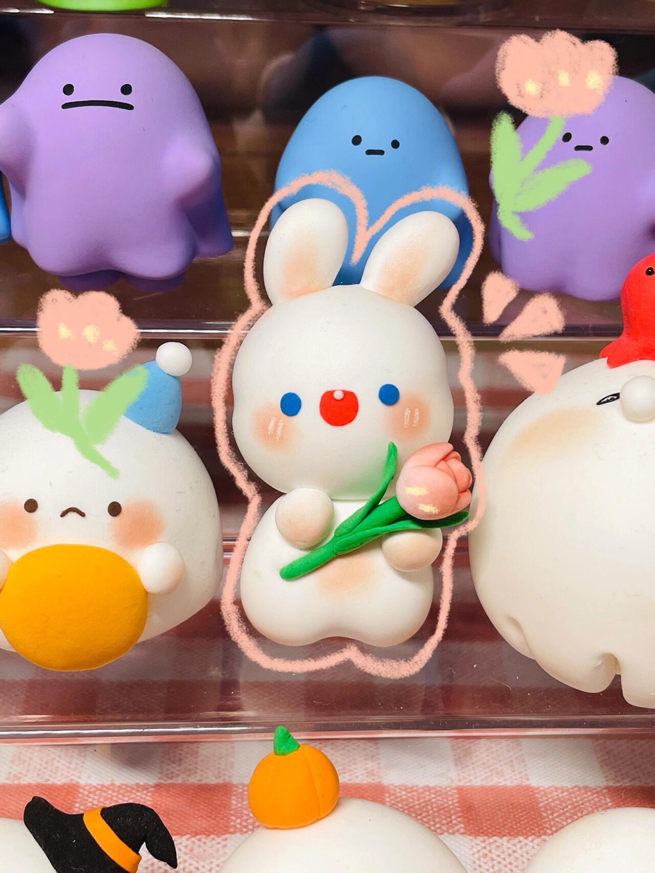 Ивановна цbетаeв 粘土小兔子100种可爱粘土兔子迷彩