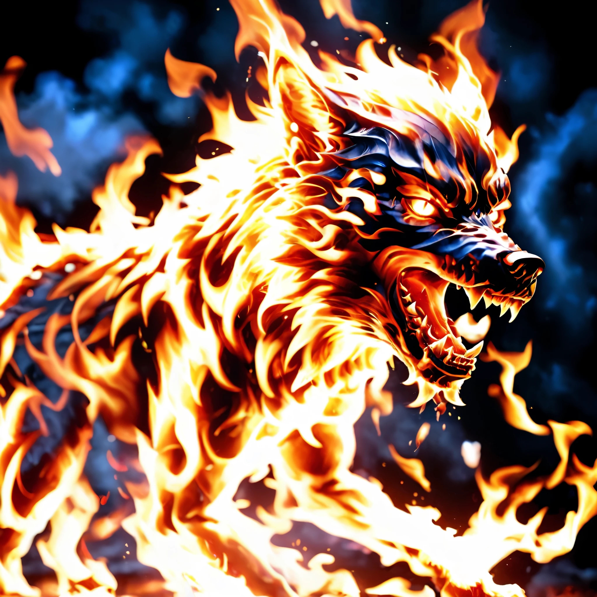 火焰之狼 火焰之狼:莫奈尔的传说  我是莫奈尔,一只