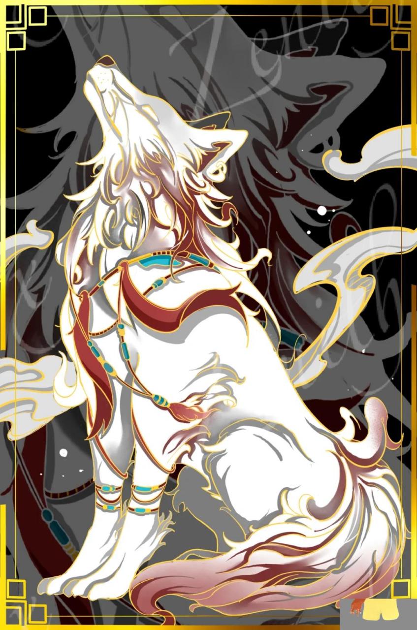 整理了一下画的山海经系列 依次是 金乌,应龙,孟极,耳鼠,天狗,鹓雏,夫