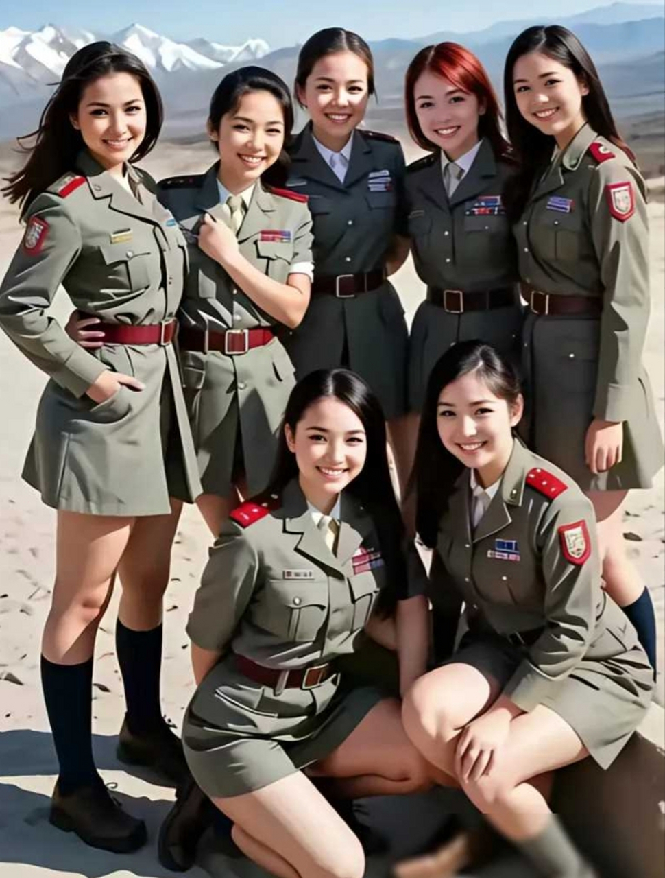 越南女兵最美图片