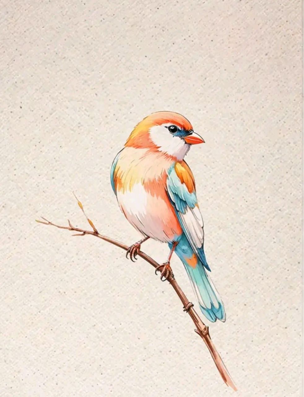 童趣 | 彩绘小鸟