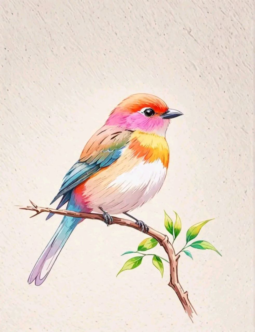 童趣 | 彩绘小鸟