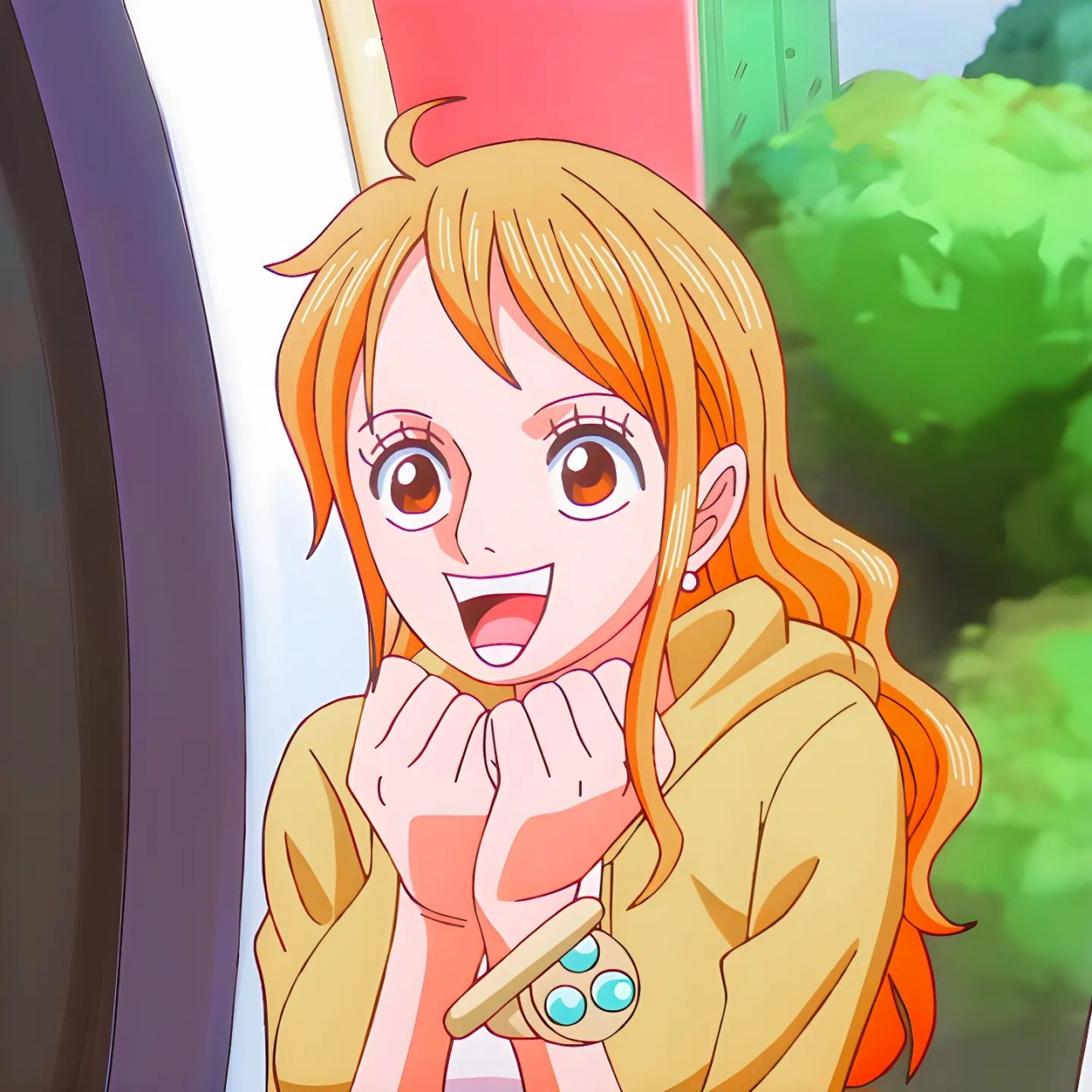 动漫头像和壁纸# #动漫# 娜美头像分享,包括艾格赫德篇和和之国篇的