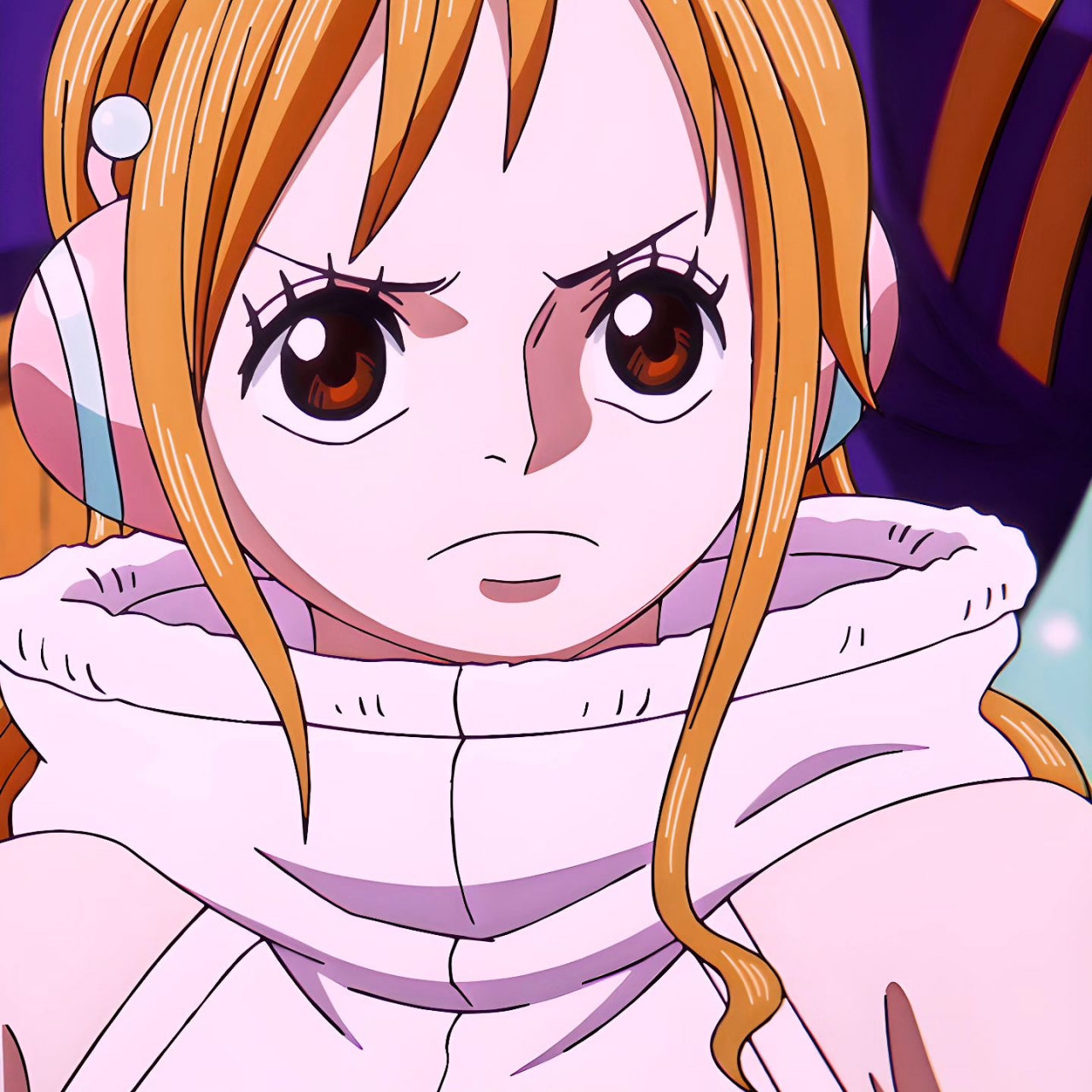 动漫头像和壁纸# #动漫# 娜美头像分享,包括艾格赫德篇和和之国篇的