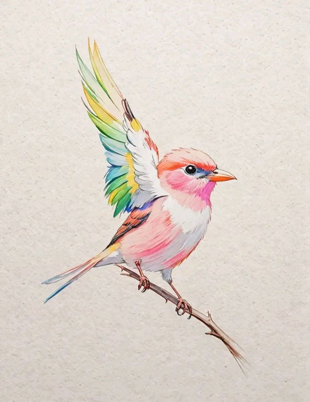 童趣 | 彩绘小鸟