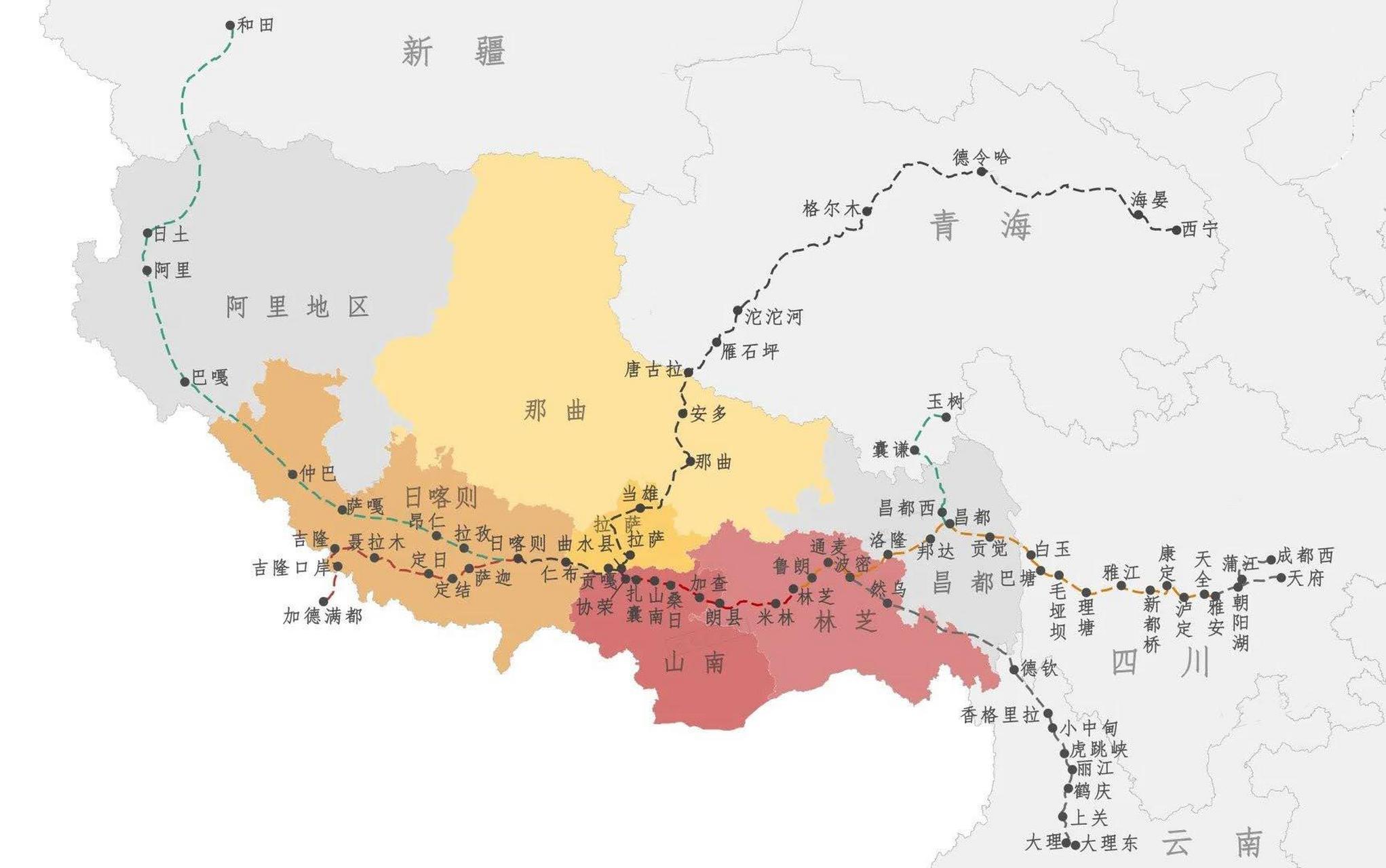 川藏铁路 全段图片