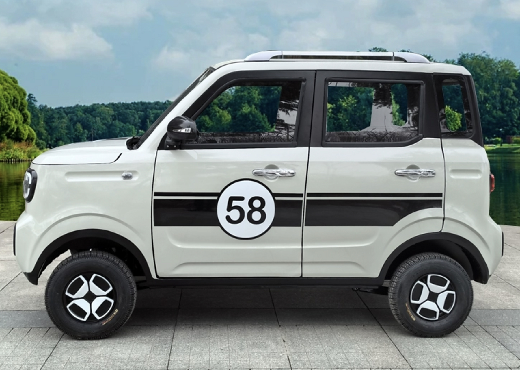 低速四轮电动车在民间蓬勃发展,金迪揽月和飞驰新能源星空是两款新品