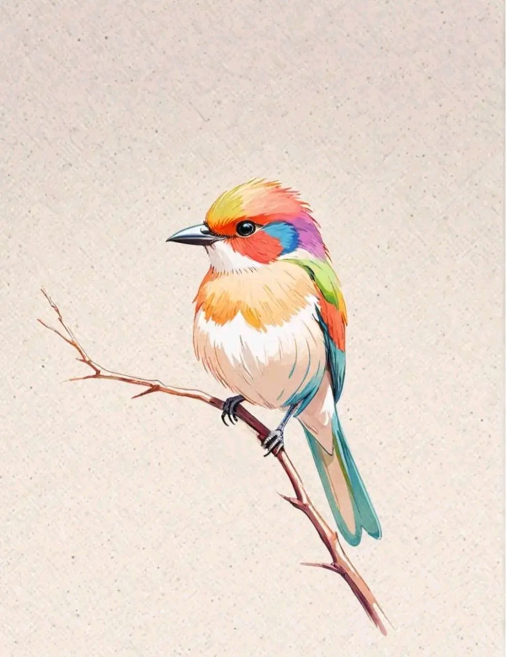 童趣 | 彩绘小鸟