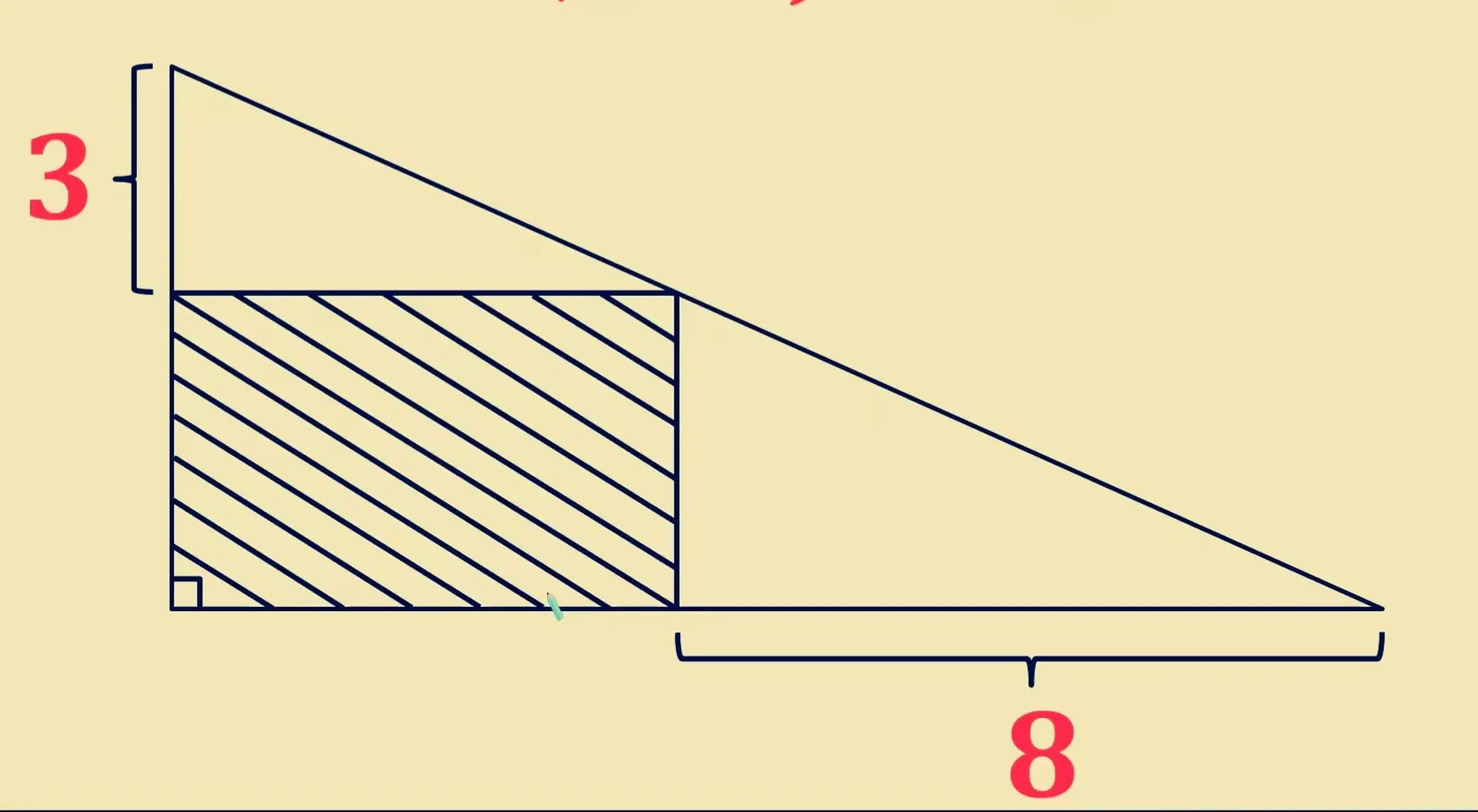 根据图中所给数据,求出阴影部分长方形的面积.