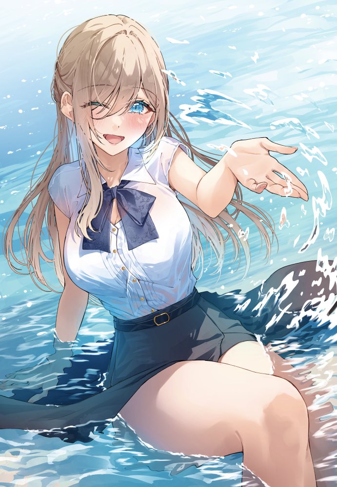 快下来一起玩水 画师:塩こうじ