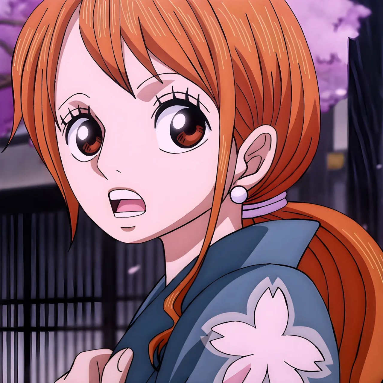 动漫头像和壁纸# #动漫# 娜美头像分享,包括艾格赫德篇和和之国篇的