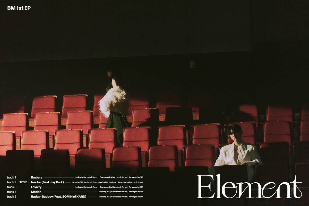 KARD BM公开首张个人专辑《Element》曲目列表，朴宰范参与制作