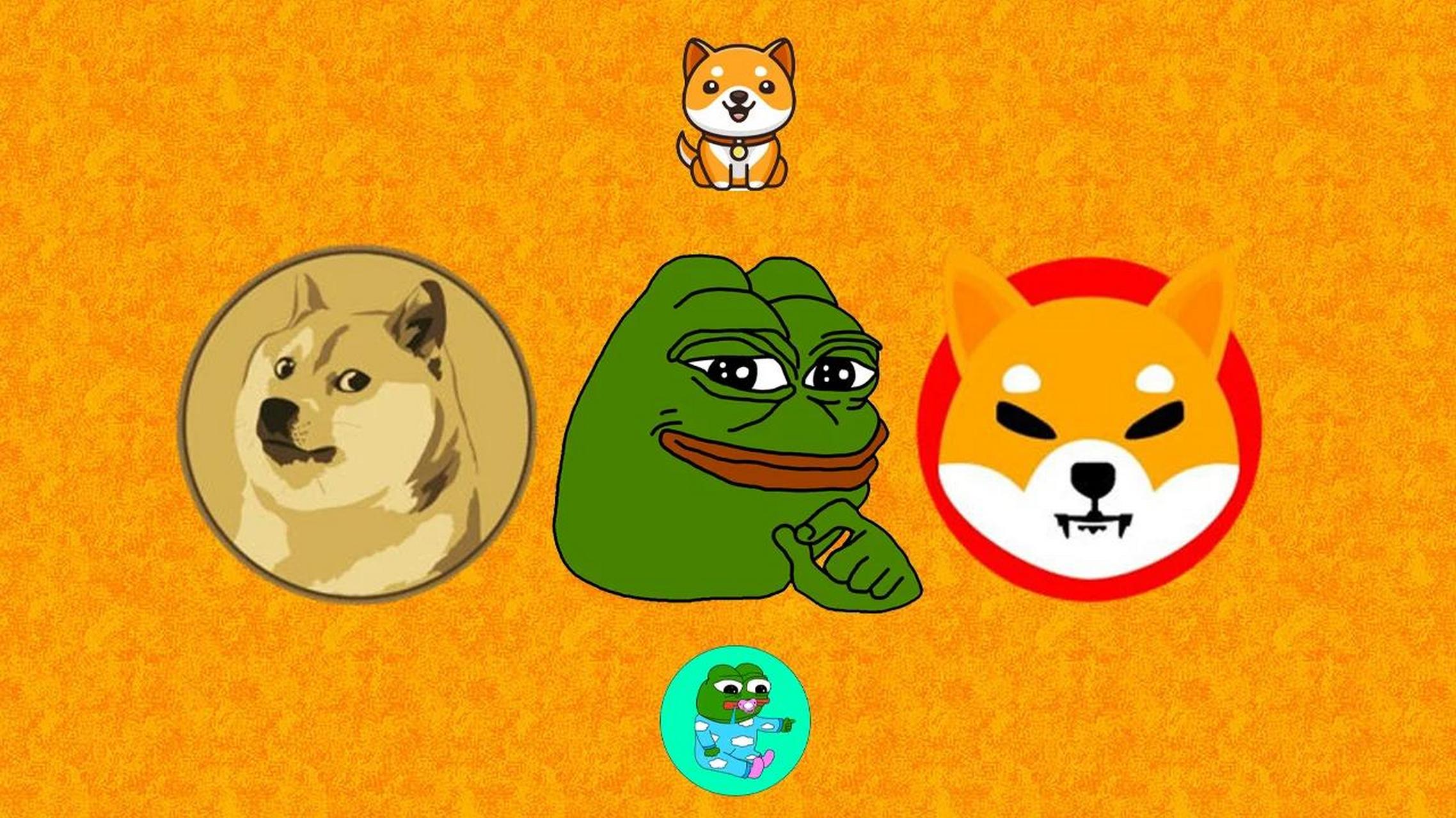 狗狗币,柴犬,pepe和dogwifhat等meme币展现潜力.