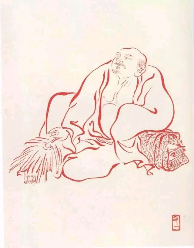 弘一法师的罗汉图(99幅)