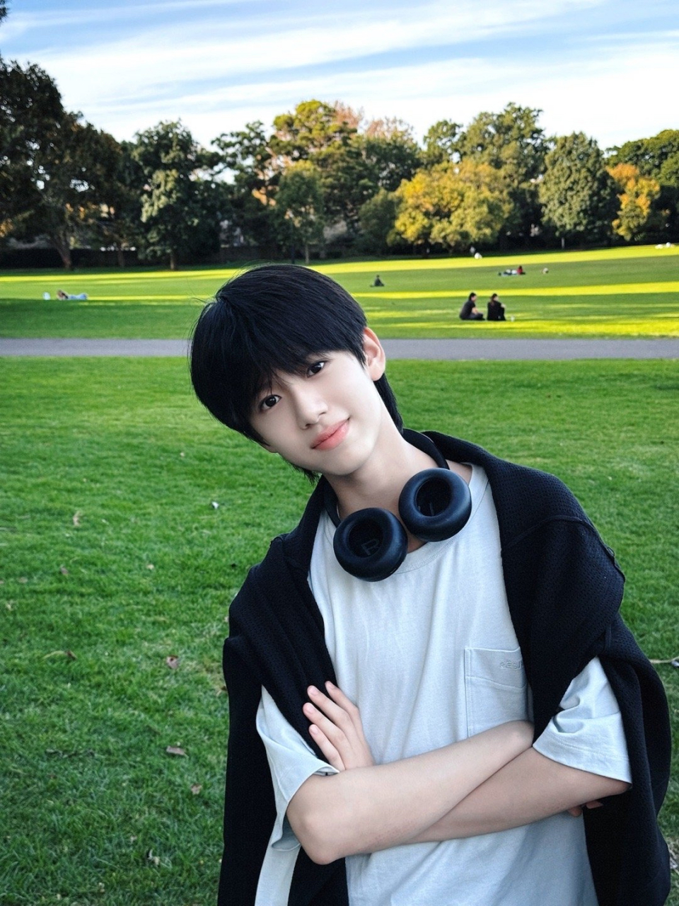 林子烨悉尼街拍,帅得很明显![大笑][大笑]#林子烨