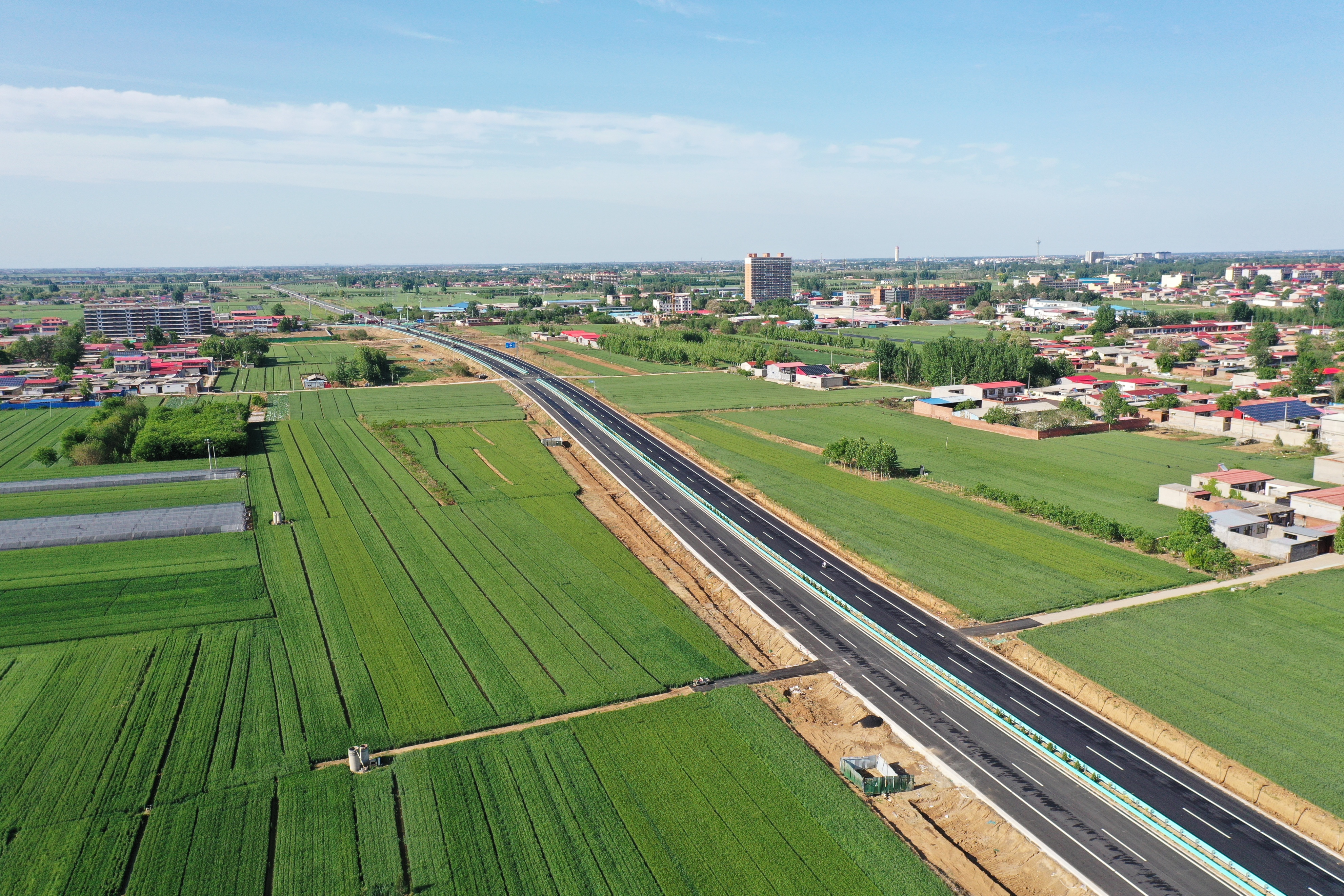 国道g338无极县绕城改建工程今日通车