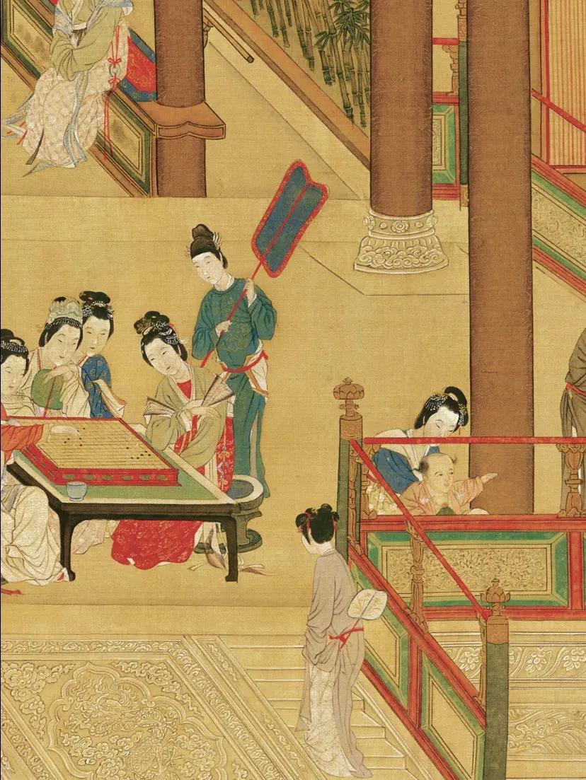 欣赏古画:《汉宫春晓图》