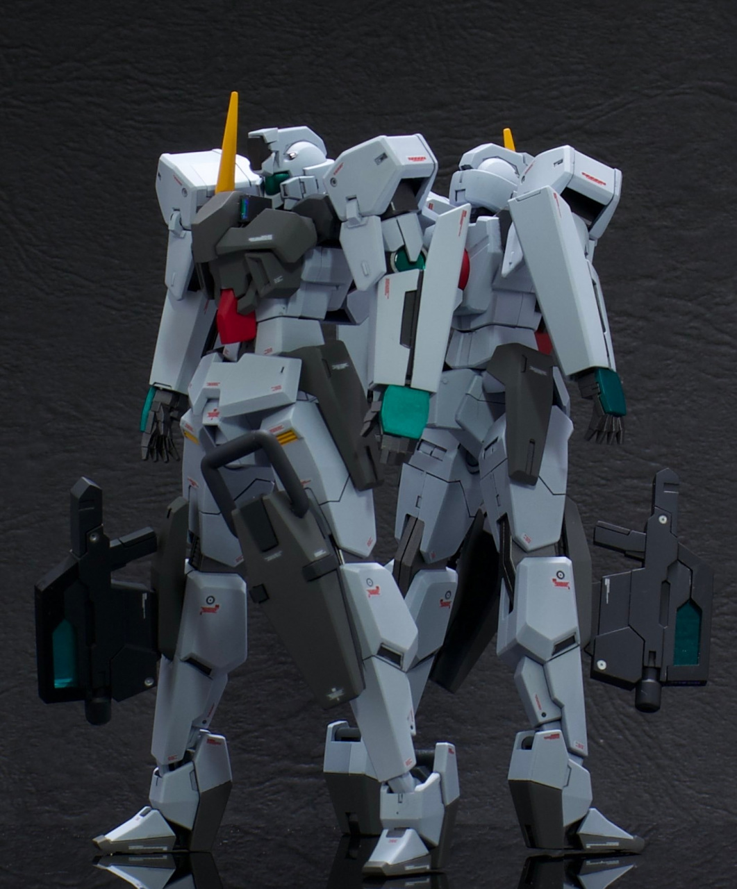 模型欣赏:机动战士高达00 hg炽天使高达3g,出自同名动画外传作品,该机