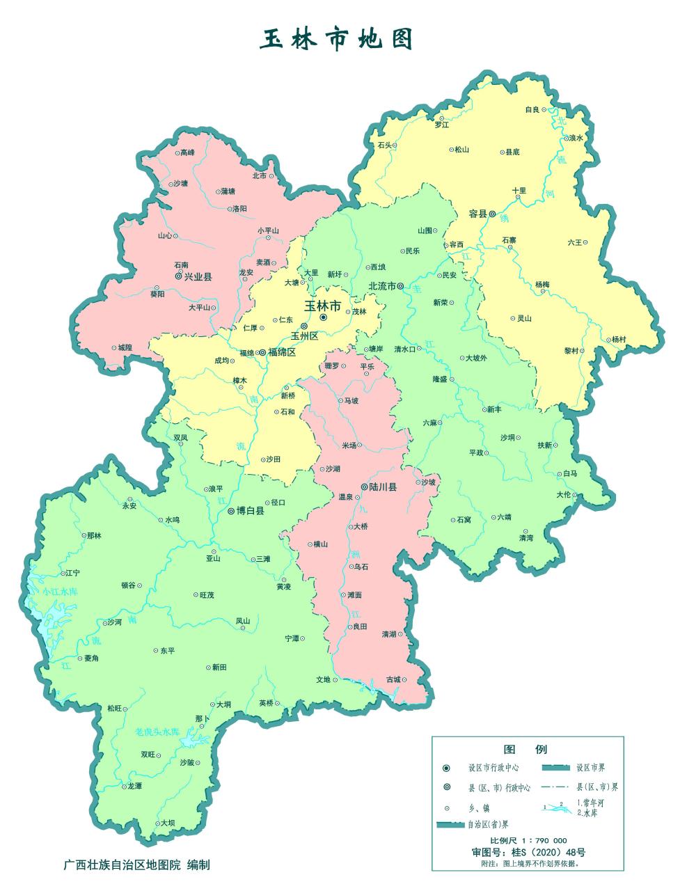 广西玉林市各行政区辖区面积排行榜  1,博白县,辖区面积3835平方千米