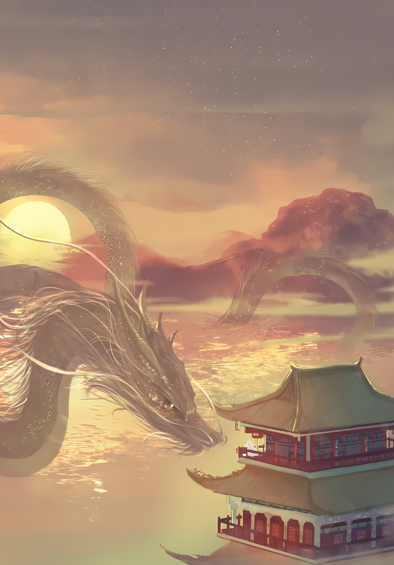 永不凋零的彼岸花  在古老的神话传说中,忘川河是阴阳两界的界限,河水