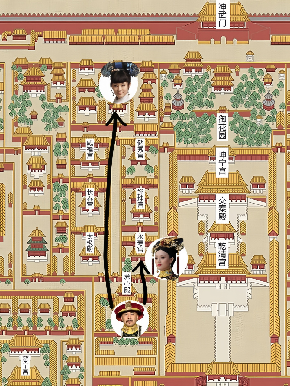 四大爷一开始确实很喜欢甄嬛,要不然也不会每天走那么远去看甄嬛.