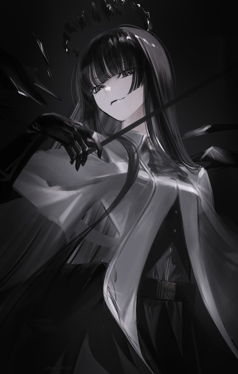 明日方舟# 塑心,黑长直小姐姐. #二次元美图