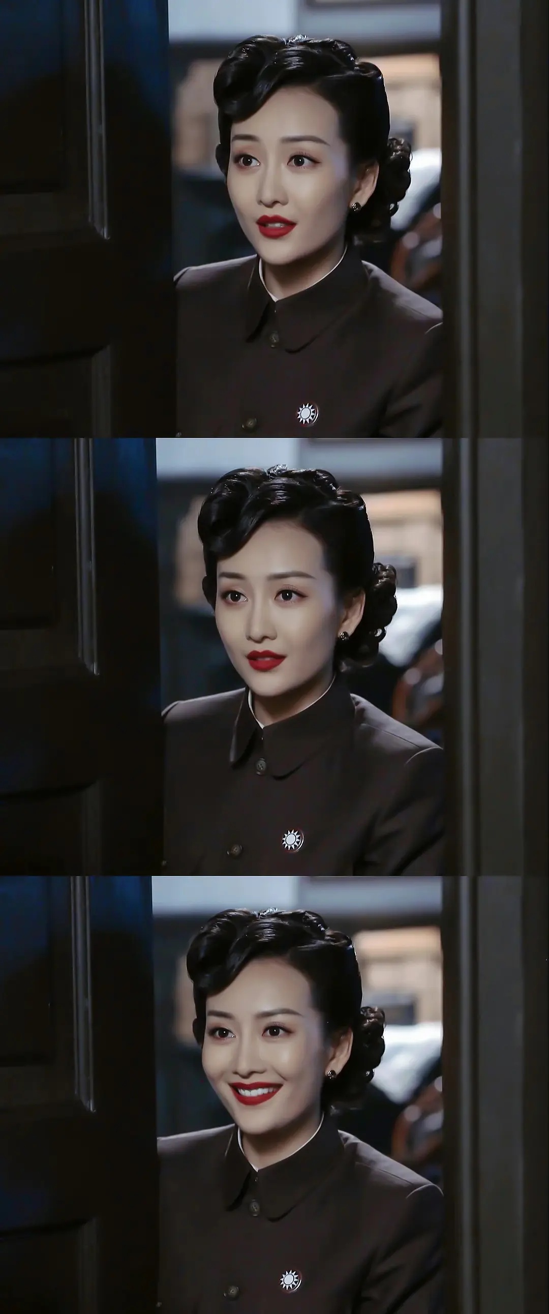 电视剧《哈尔滨1944》里 女特务科长出任务抓人 居然拎着个手提包