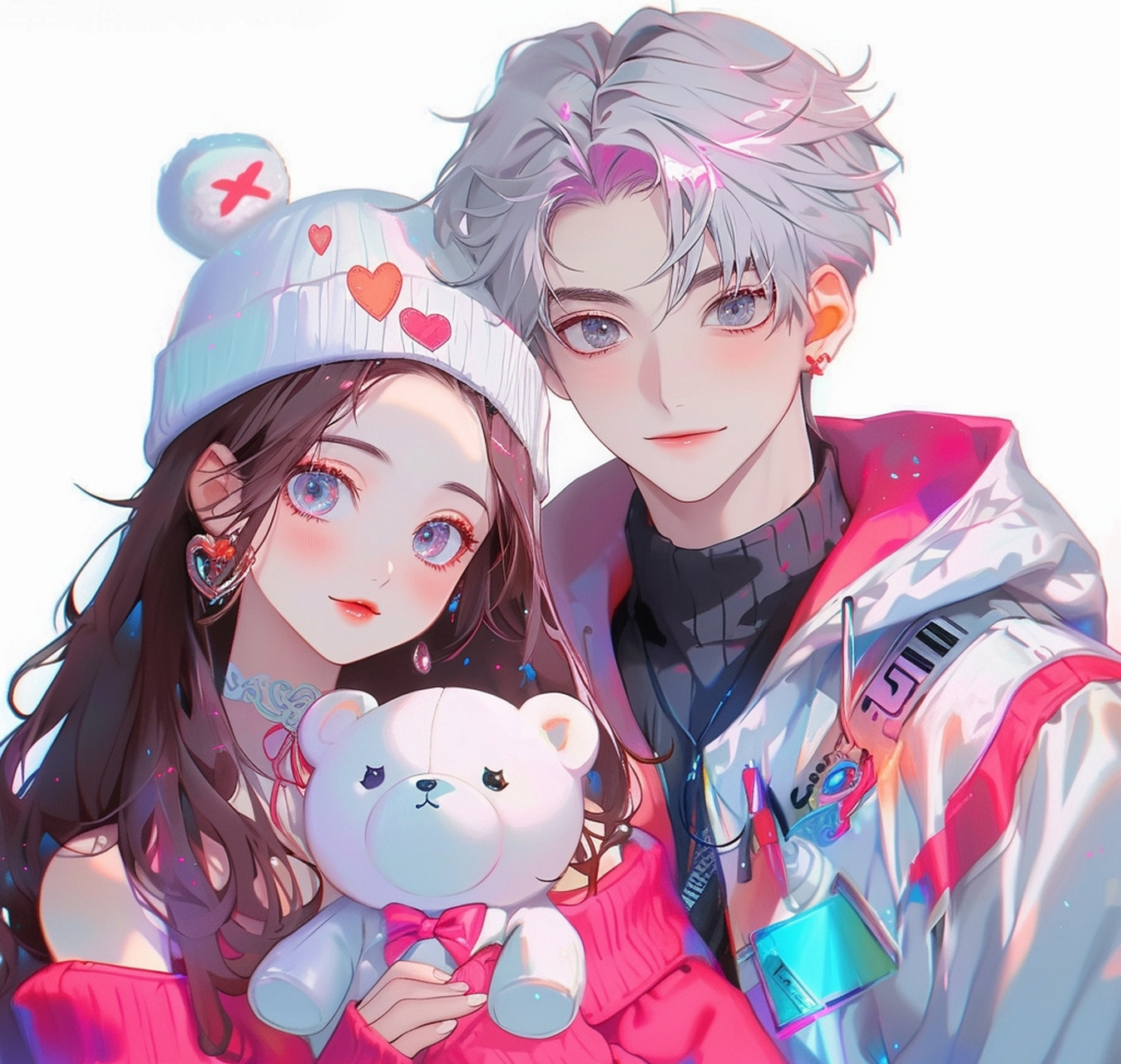 高甜情侣动漫头像 #2024最好的答案