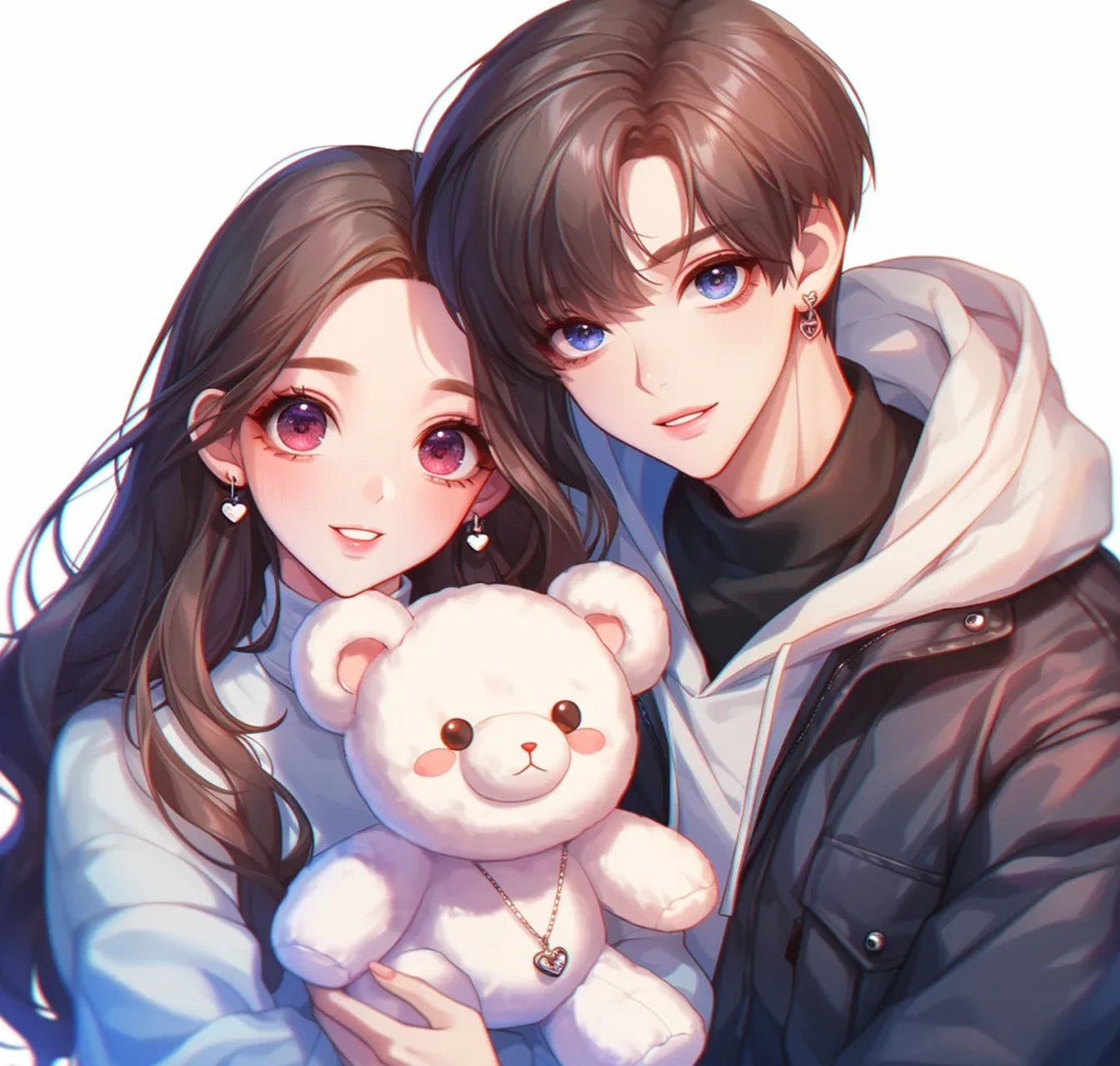 高甜情侣动漫头像 #2024最好的答案