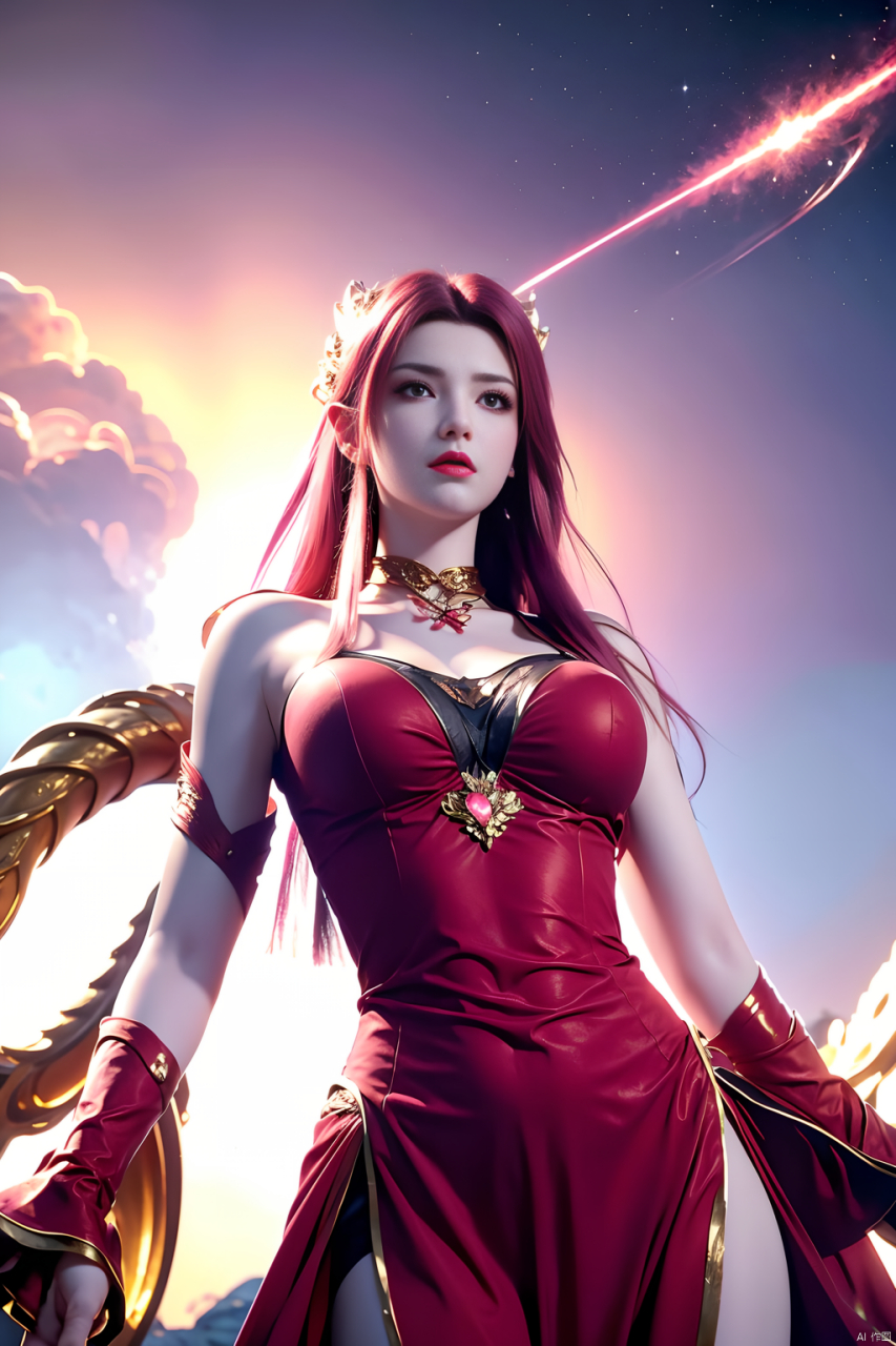 《斗破苍穹》国漫女神美杜莎ai高清手机壁纸:冷艳华贵,威震四方!