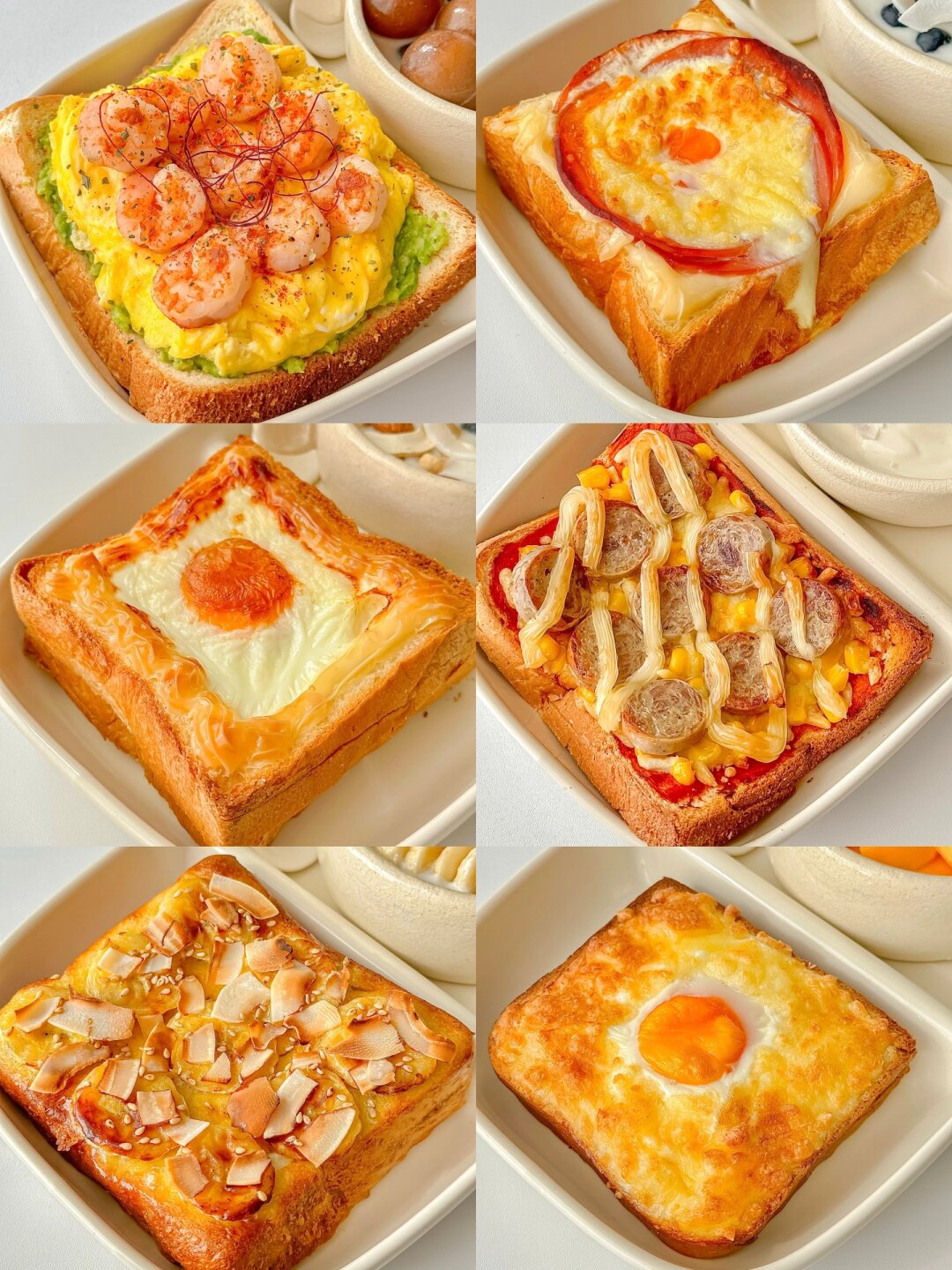 6款开放式三明治|早餐就爱三明治