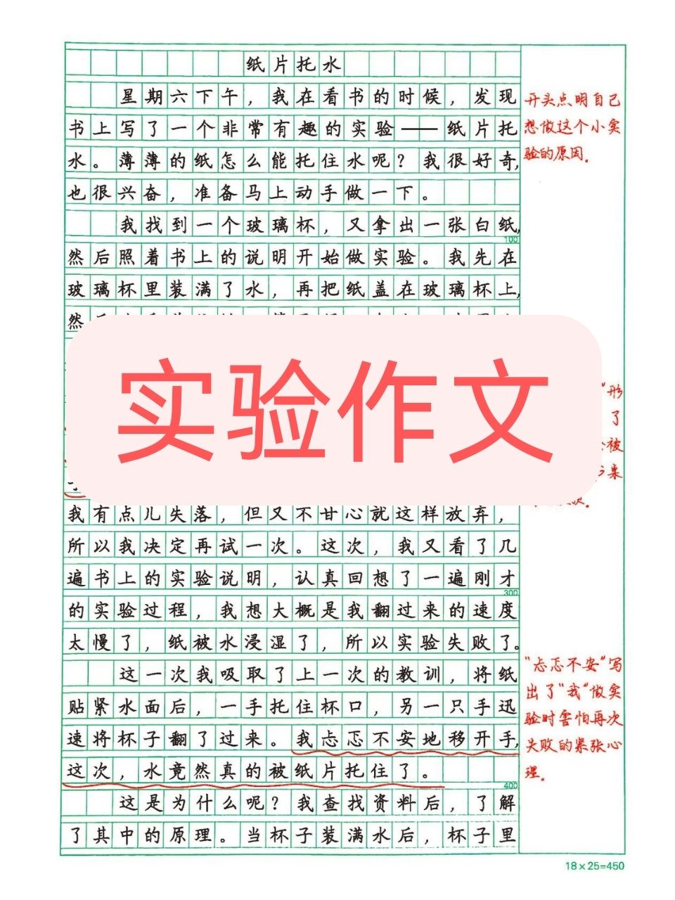 同学们,这次我带来了超有趣的实验作文,一起探索科学的奥秘