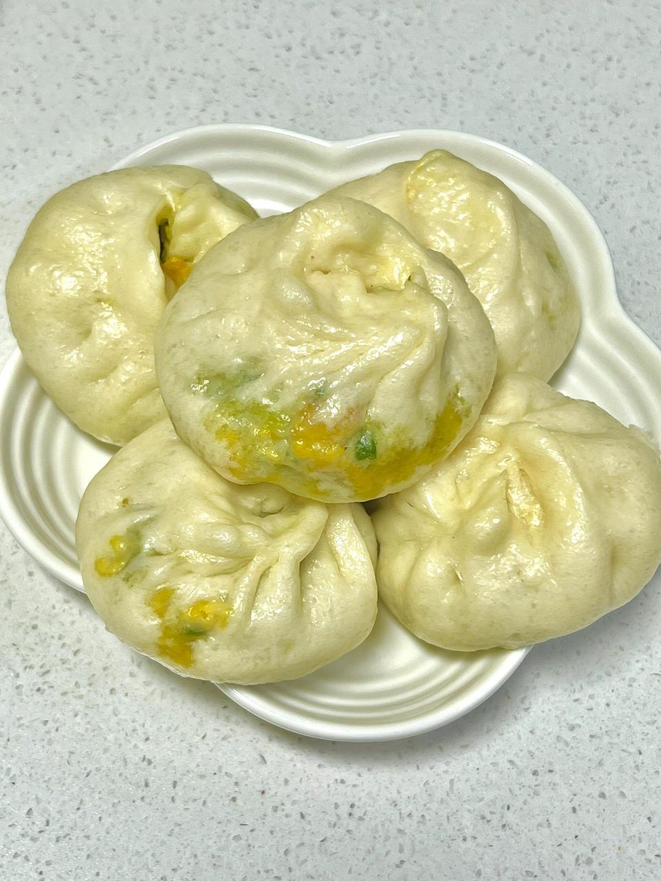 韭菜鸡蛋小笼包 豆腐脑 #早餐吃什么