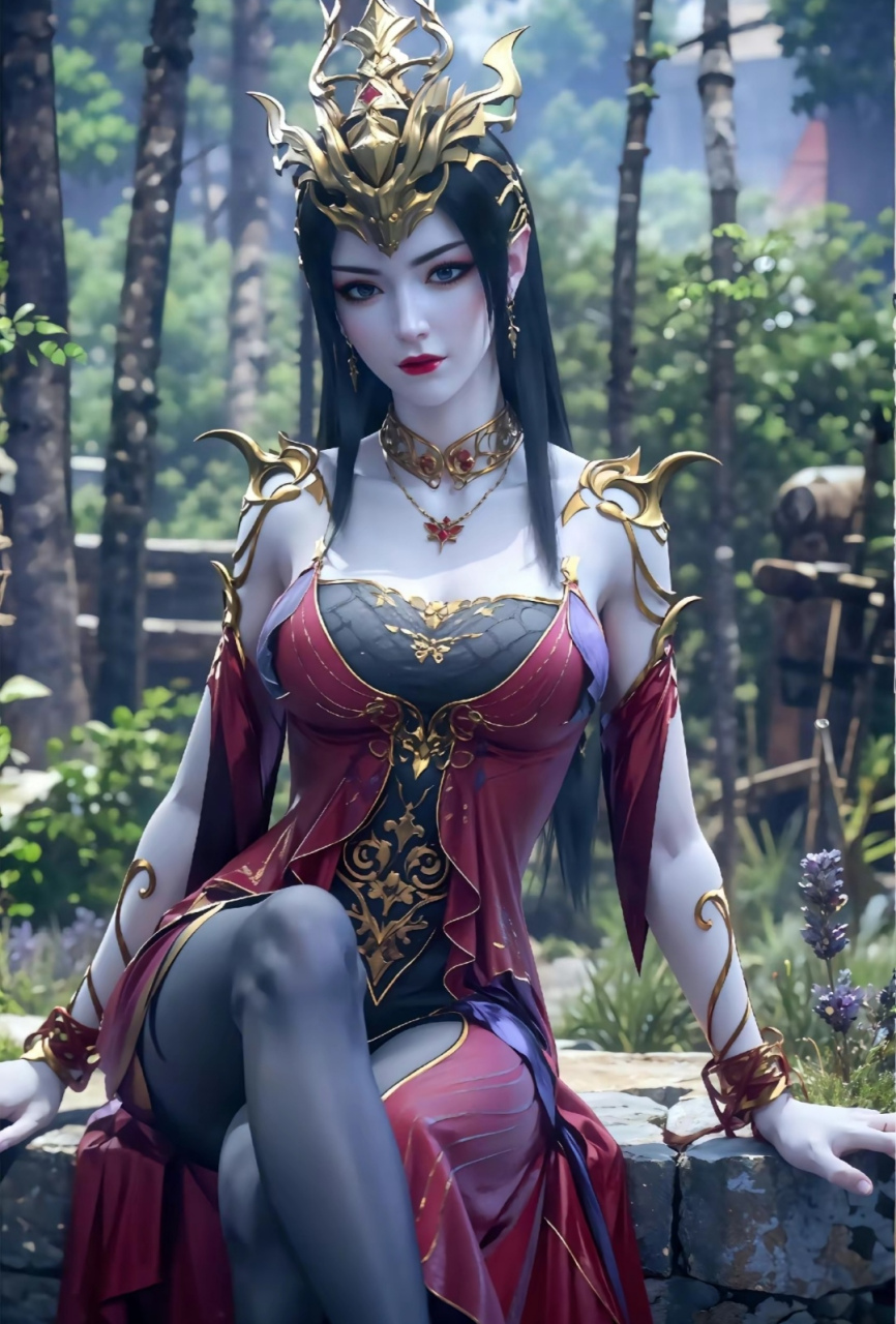 国漫女神# #斗破苍穹# 女王陛下世上有两种人最可爱,一种是漂亮,抑种