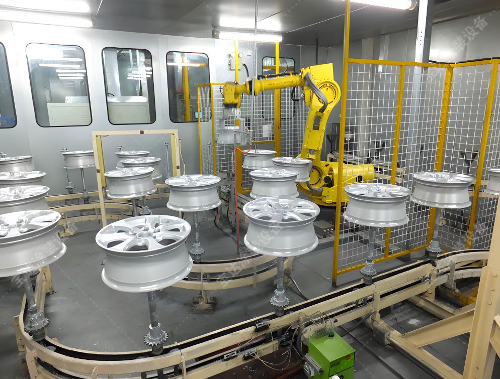 汽车轮毂喷涂设备 静电喷塑设备 喷粉生产线 喷漆线 喷塑机