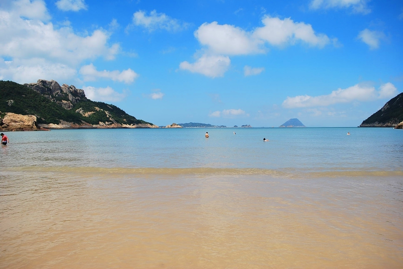 台山白沙湾海滩图片