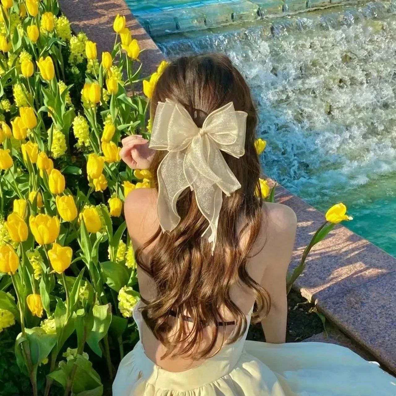 女生头像 || 蝴蝶结丝带背影公主头像