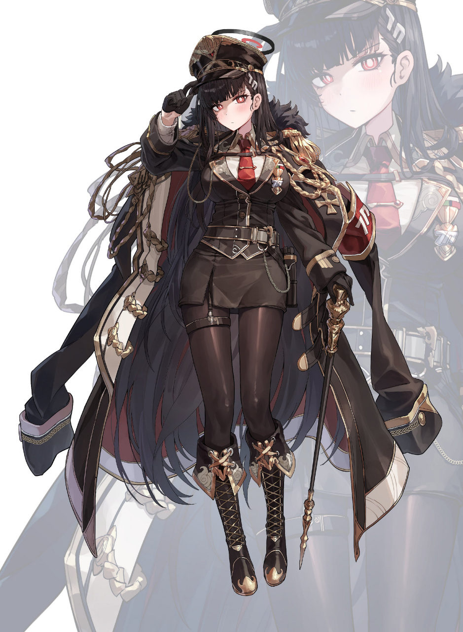 黑丝军服莉音,这也太有感觉了!