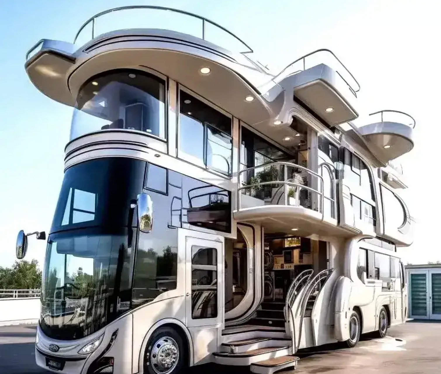 这样豪华的房车如果售卖100万,那你愿意买它还是拿100万去买房?