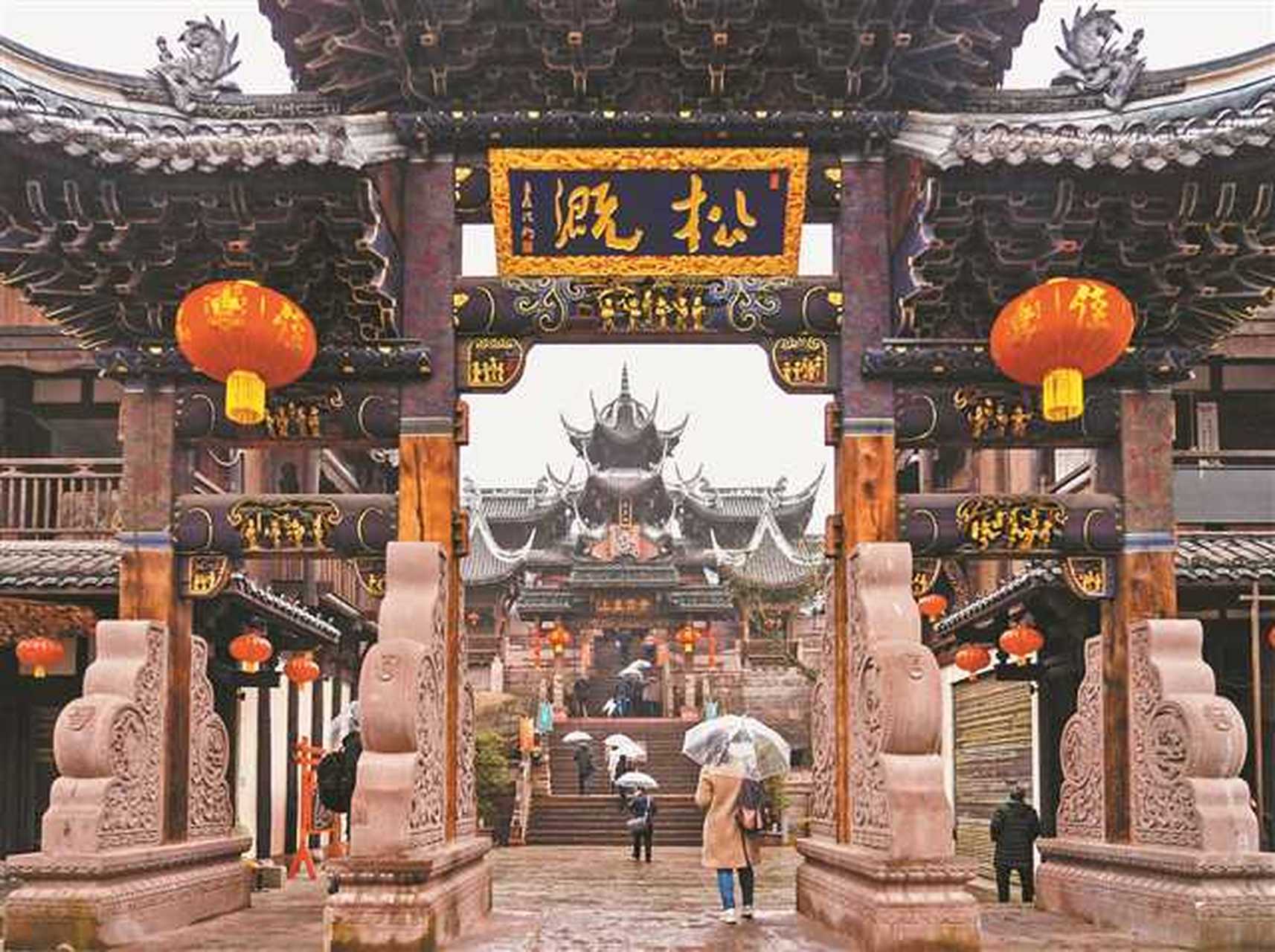 永川松溉古镇是重庆第二大景区,历史底蕴深厚,明清建筑群,石板路等