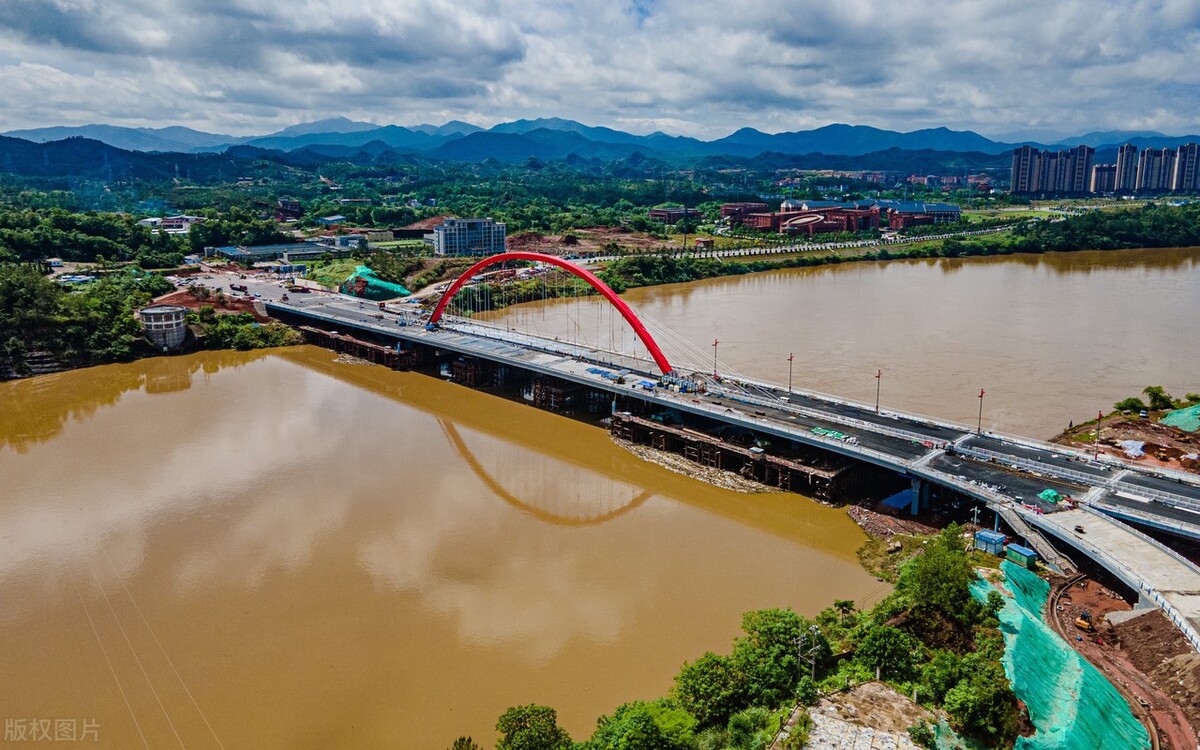 江西赣州:长征源头架飞虹,于都县胜利大桥将于5月20日通车