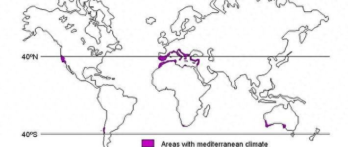 地中海式农业分布图图片