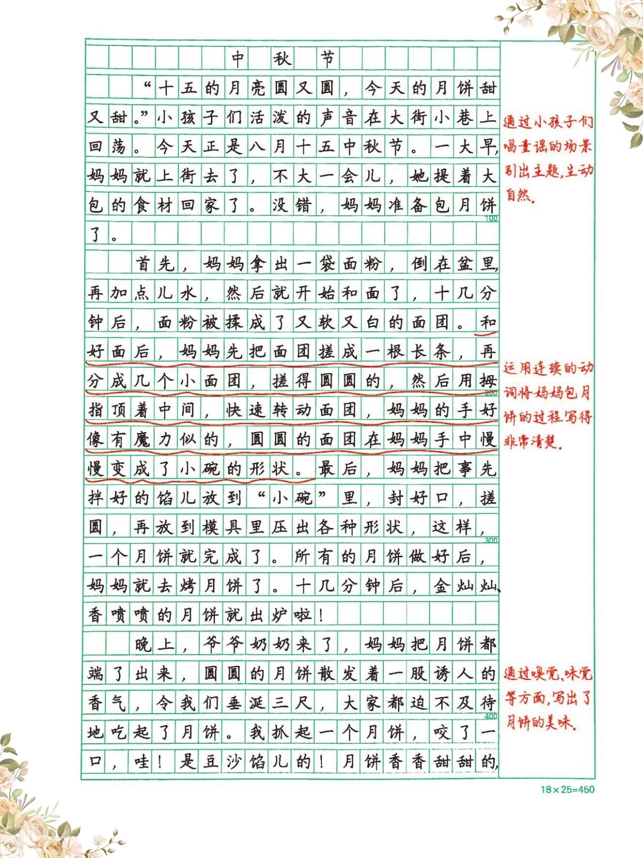 传统节日作文 三百字图片